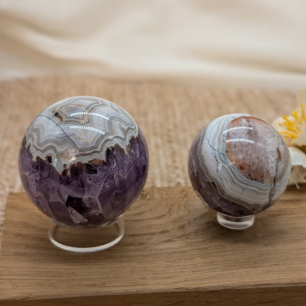 Crazy Lace Amethyst Kugel [A+B]