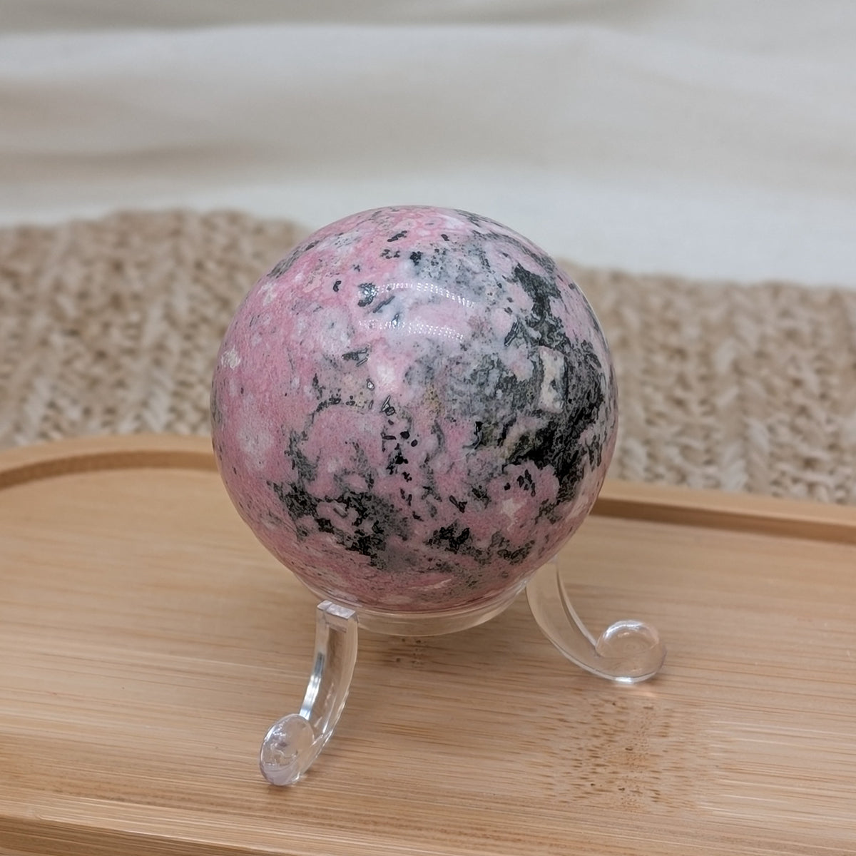 Rhodonit Kugel 4,8 cm [RA]