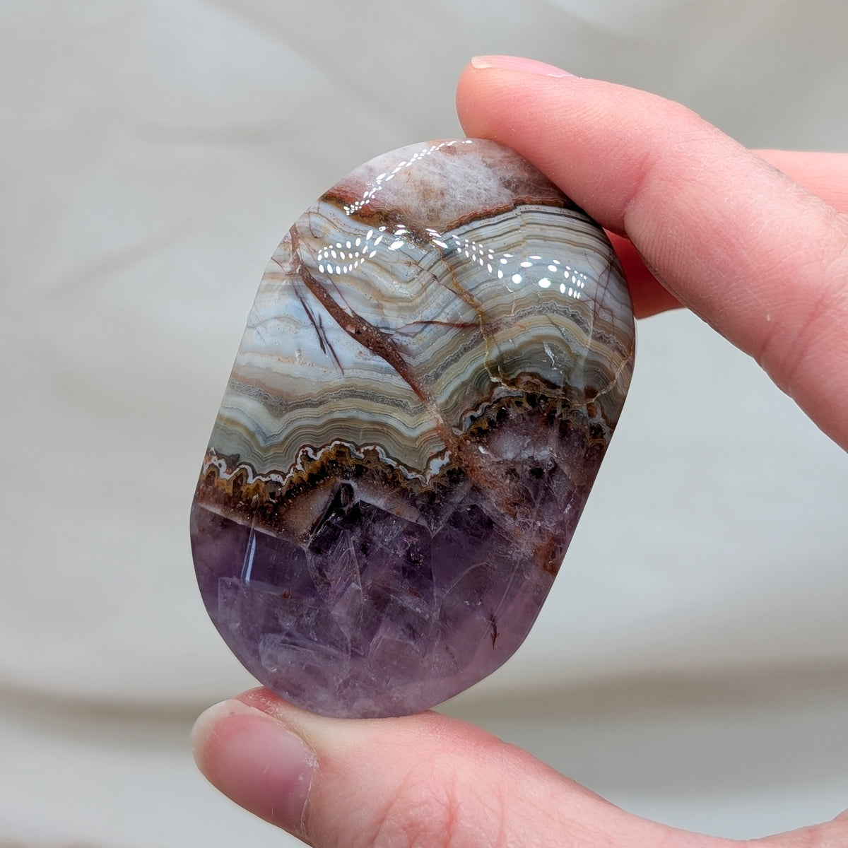 Crazy Lace Amethyst Handstein [C-E]