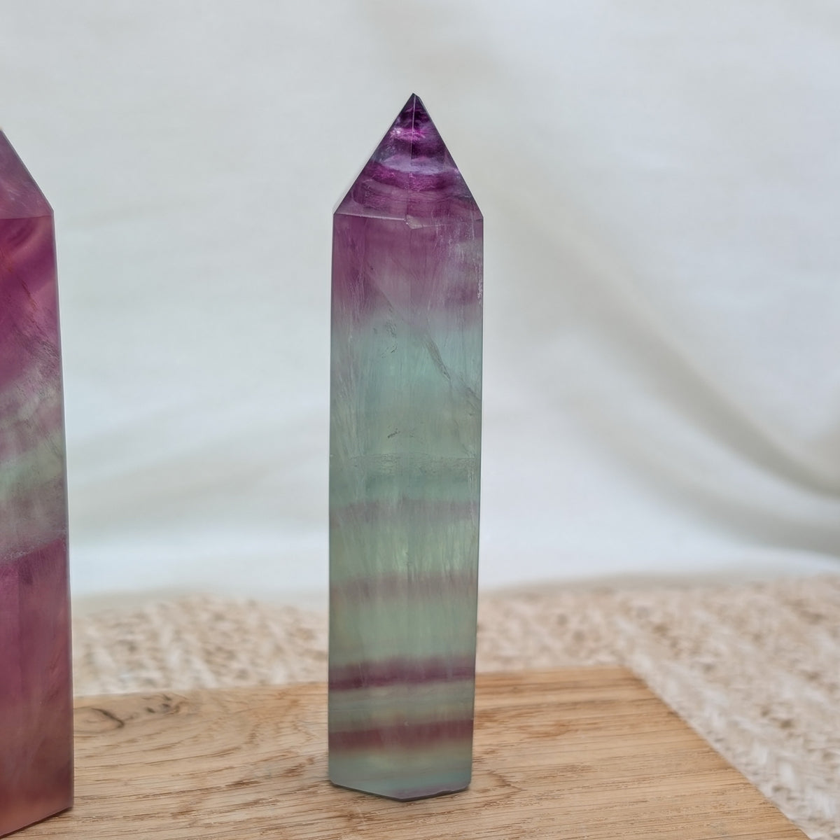 Regenbogen Fluorit Turm [YA+YB]