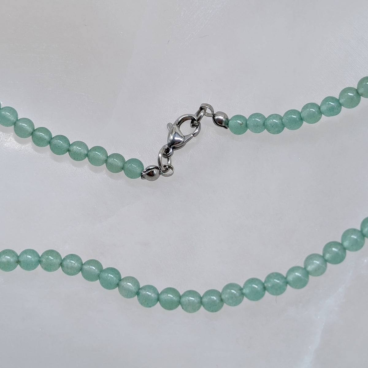 Grüner Aventurin Kette Kugel 4 mm