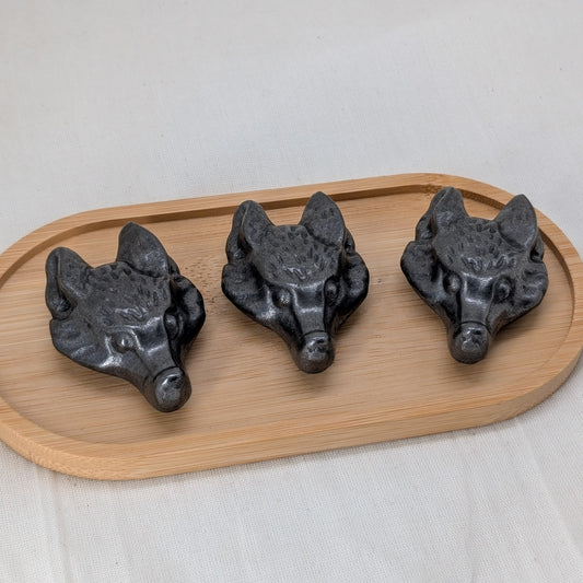 Schungit Wolfskopf