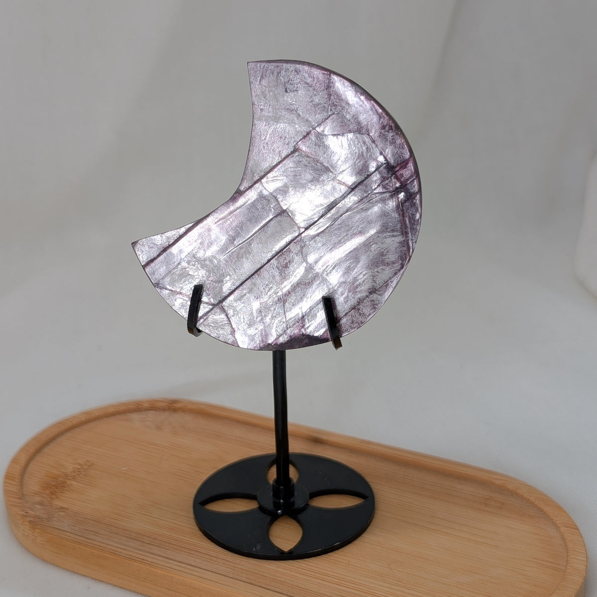 Lila Mica / Gem Lepidolith Mond [L]