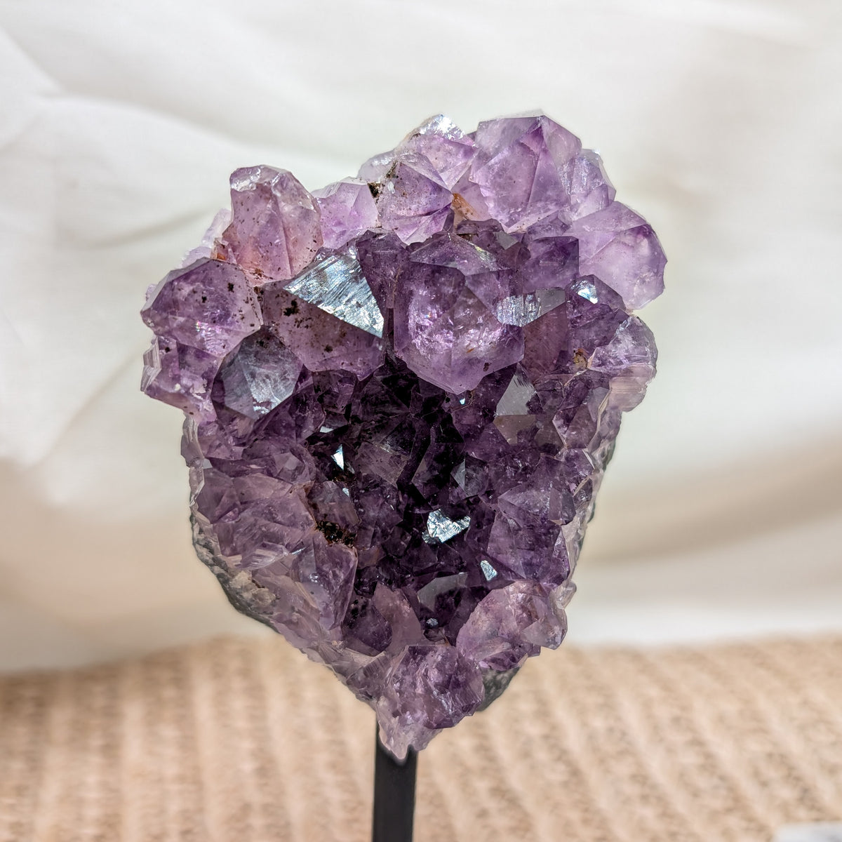 Amethyst Cluster auf Ständer [C+D]