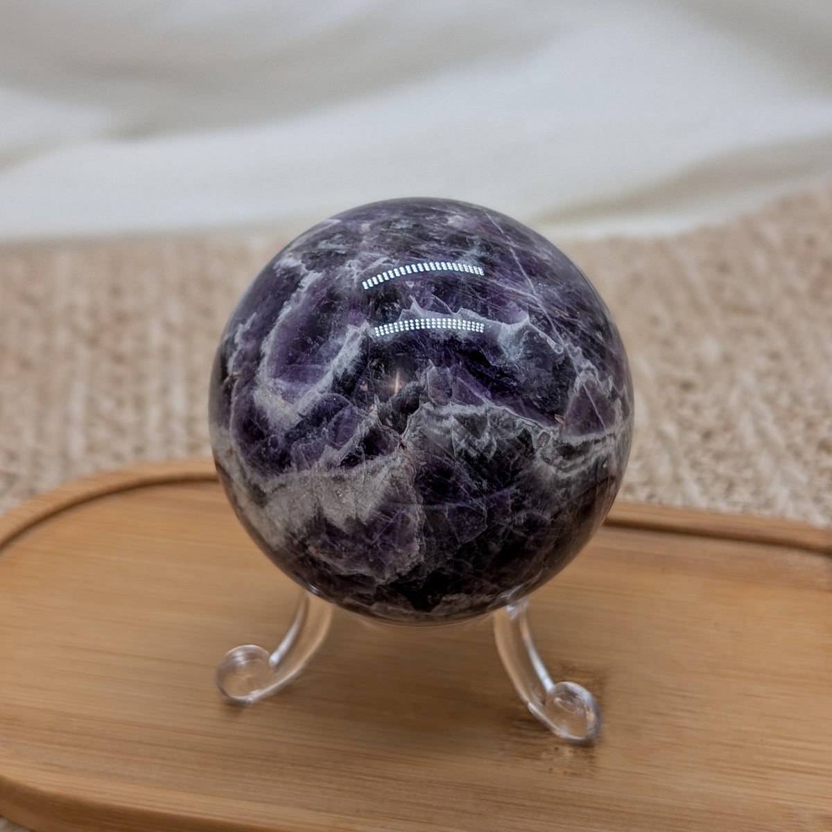 Chevron Amethyst Kugel [CC]