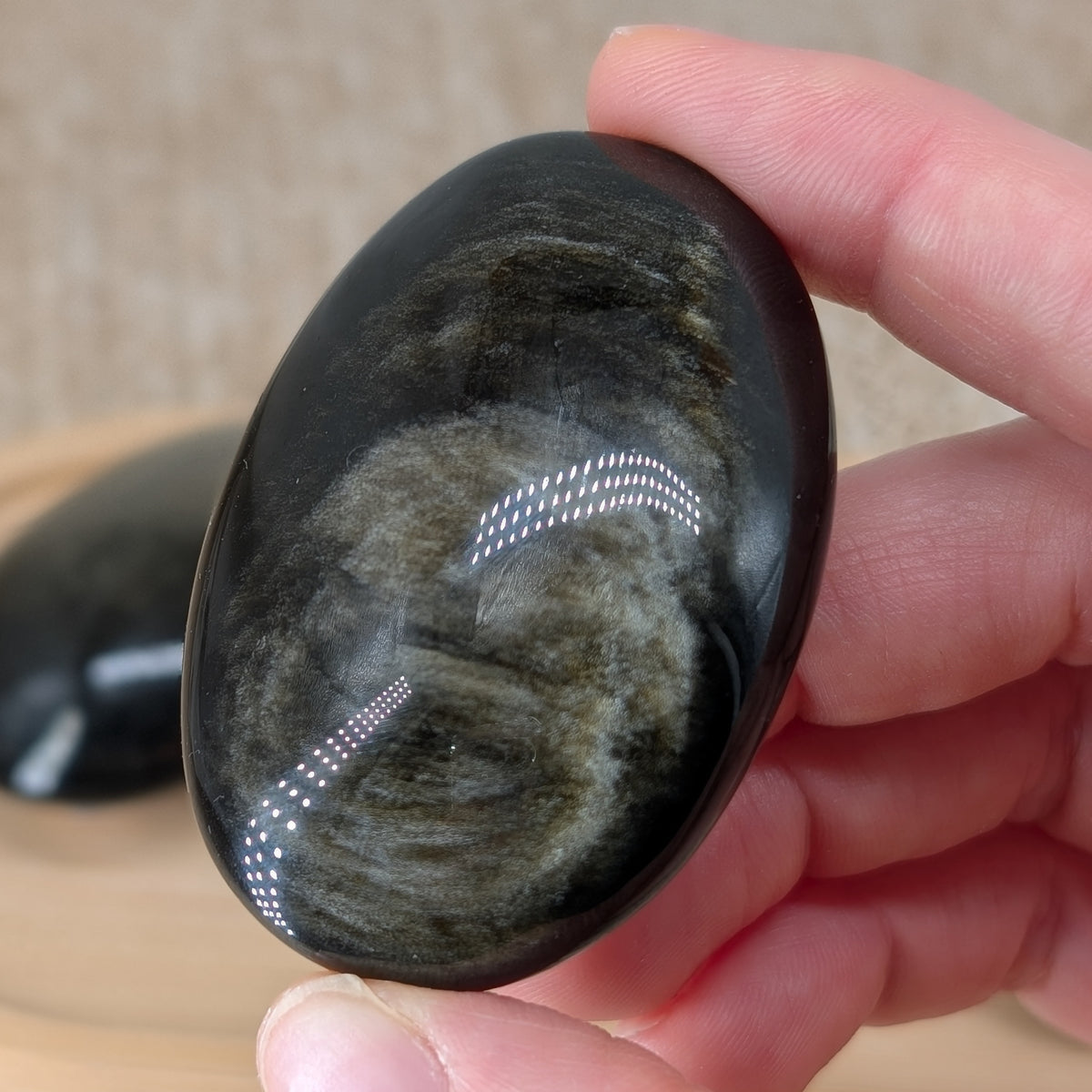 Gold Obsidian Handstein [A-C]