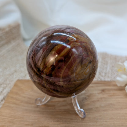 Versteinertes Holz Kugel [VC]
