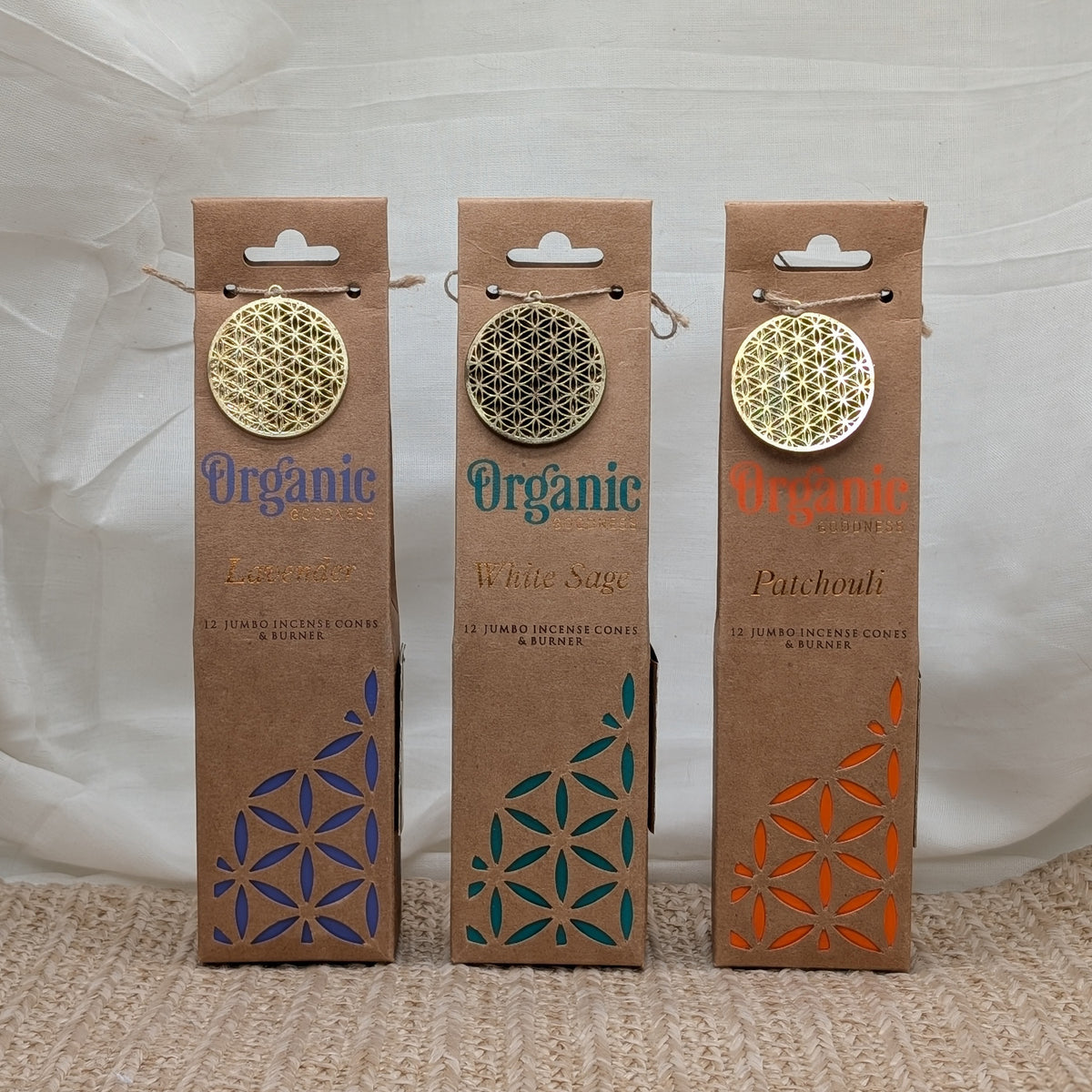 Organic Goodness Jumbo Räucherkegel mit Halter