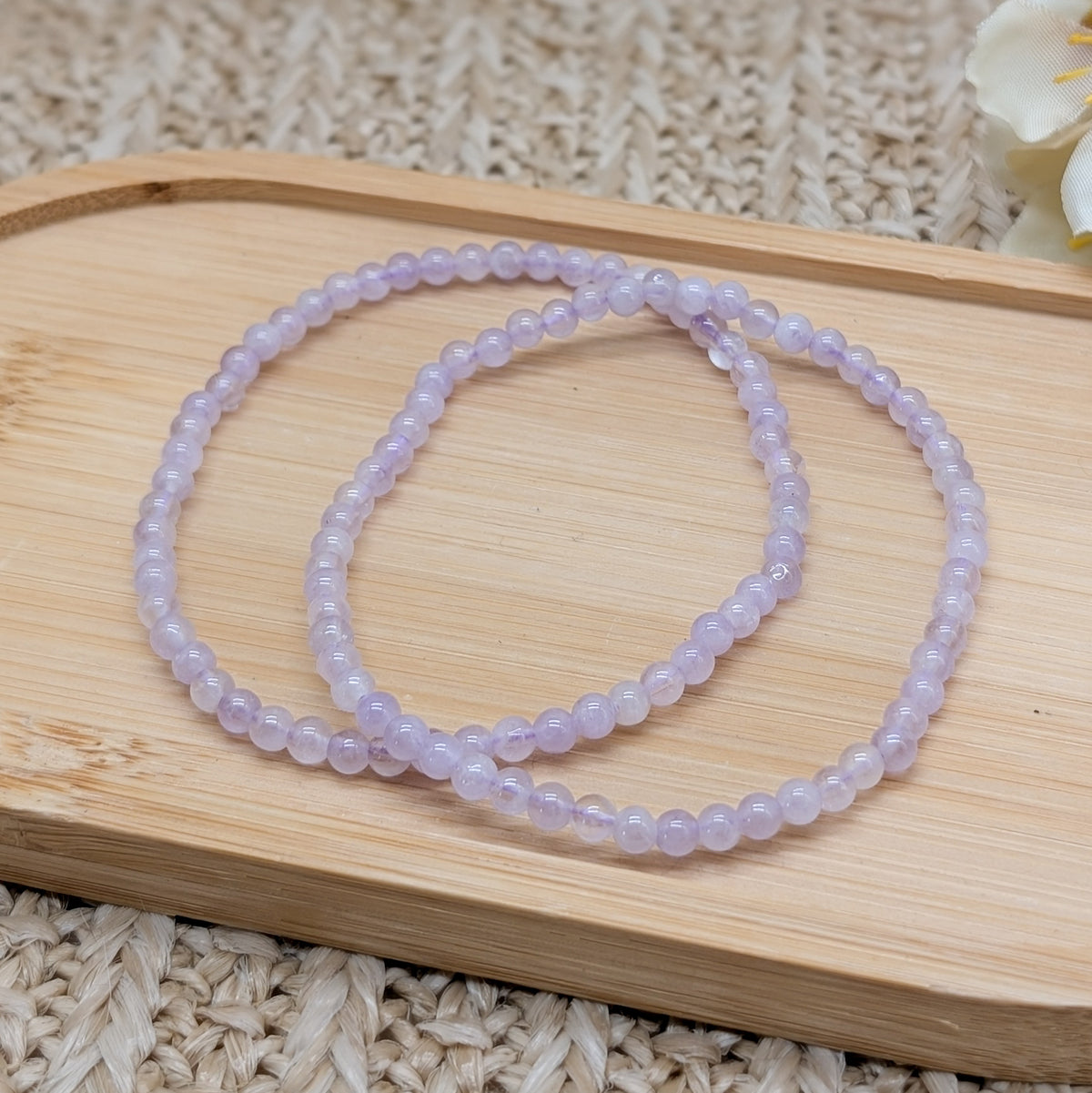 Lavendel Quarz Armband 3,5 mm