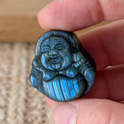 Flashy Labradorit Buddha [A-D]