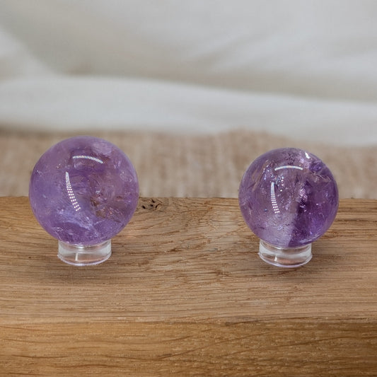 Helle Amethyst Kugel [A1+A2]