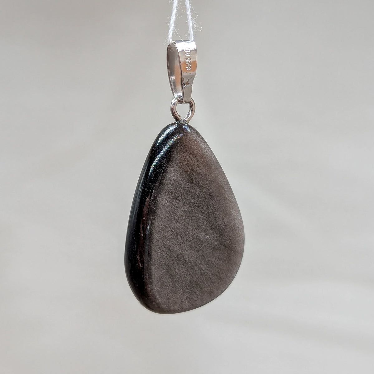 Silber Obsidian Kettenanhänger [B]