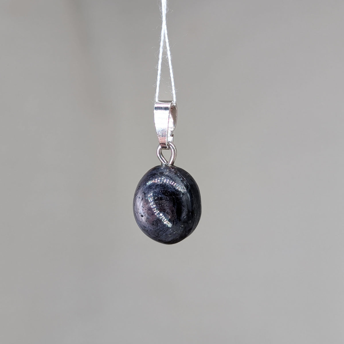 Sternsaphir Kettenanhänger, Silber [B]