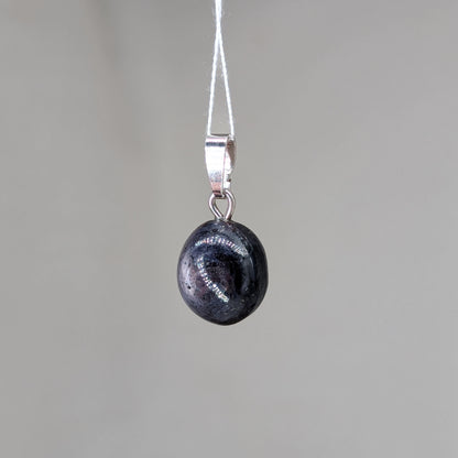 Sternsaphir Kettenanhänger, Silber [B]