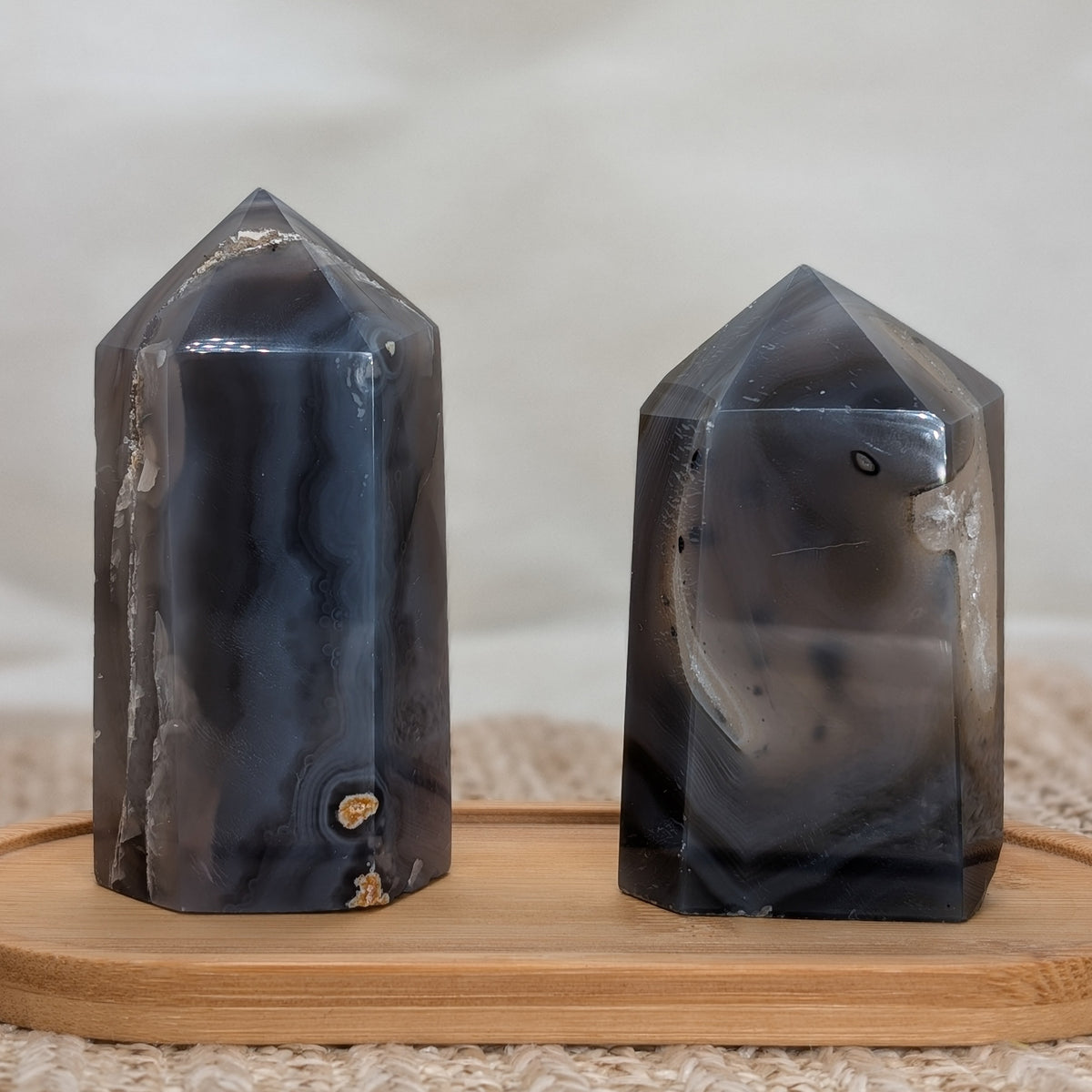 Druzy Achat Turm [DC+DD]