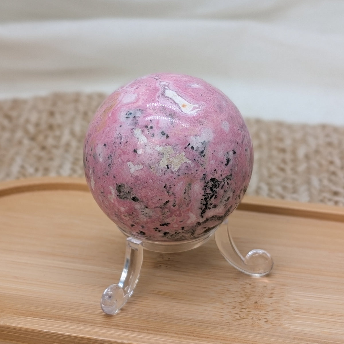 Rhodonit Kugel 4,8 cm [RA]